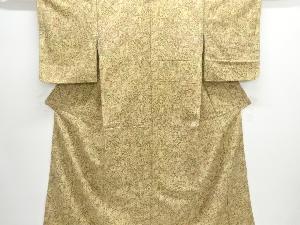 花更紗模様上代紬着物